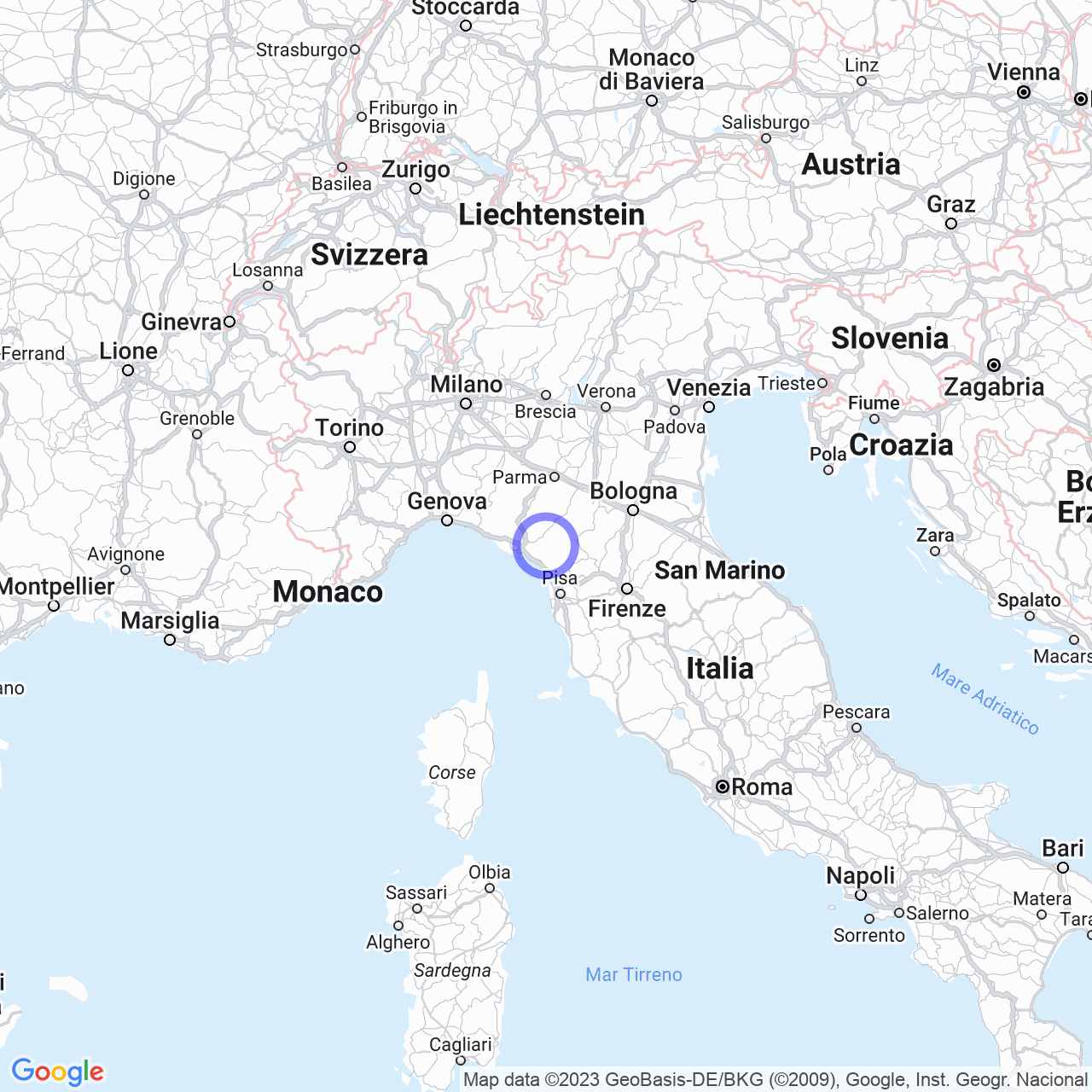 La Provincia di Lucca: Geografia e Storia map