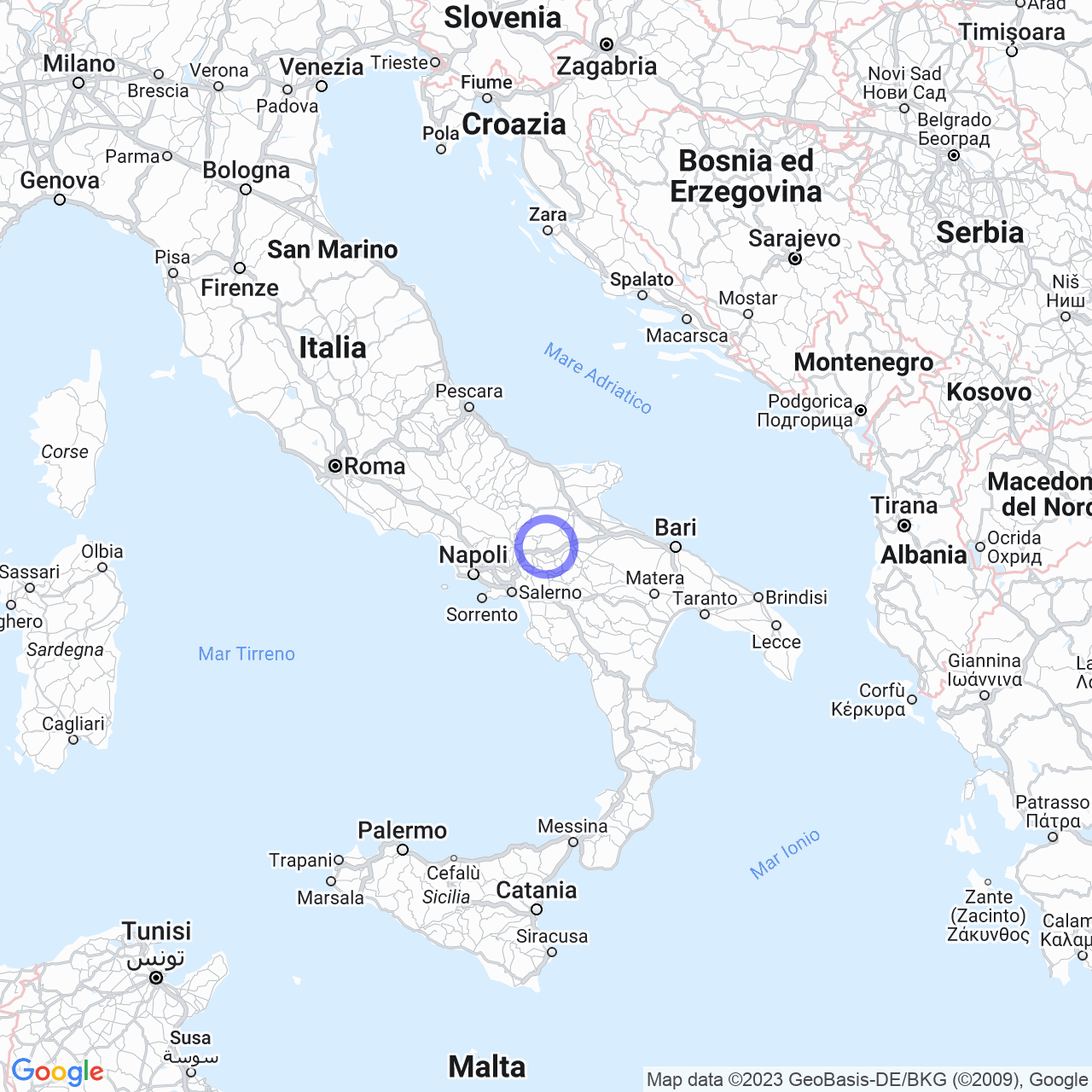 Zungoli: il borgo medievale e il castello normanno in Campania. map