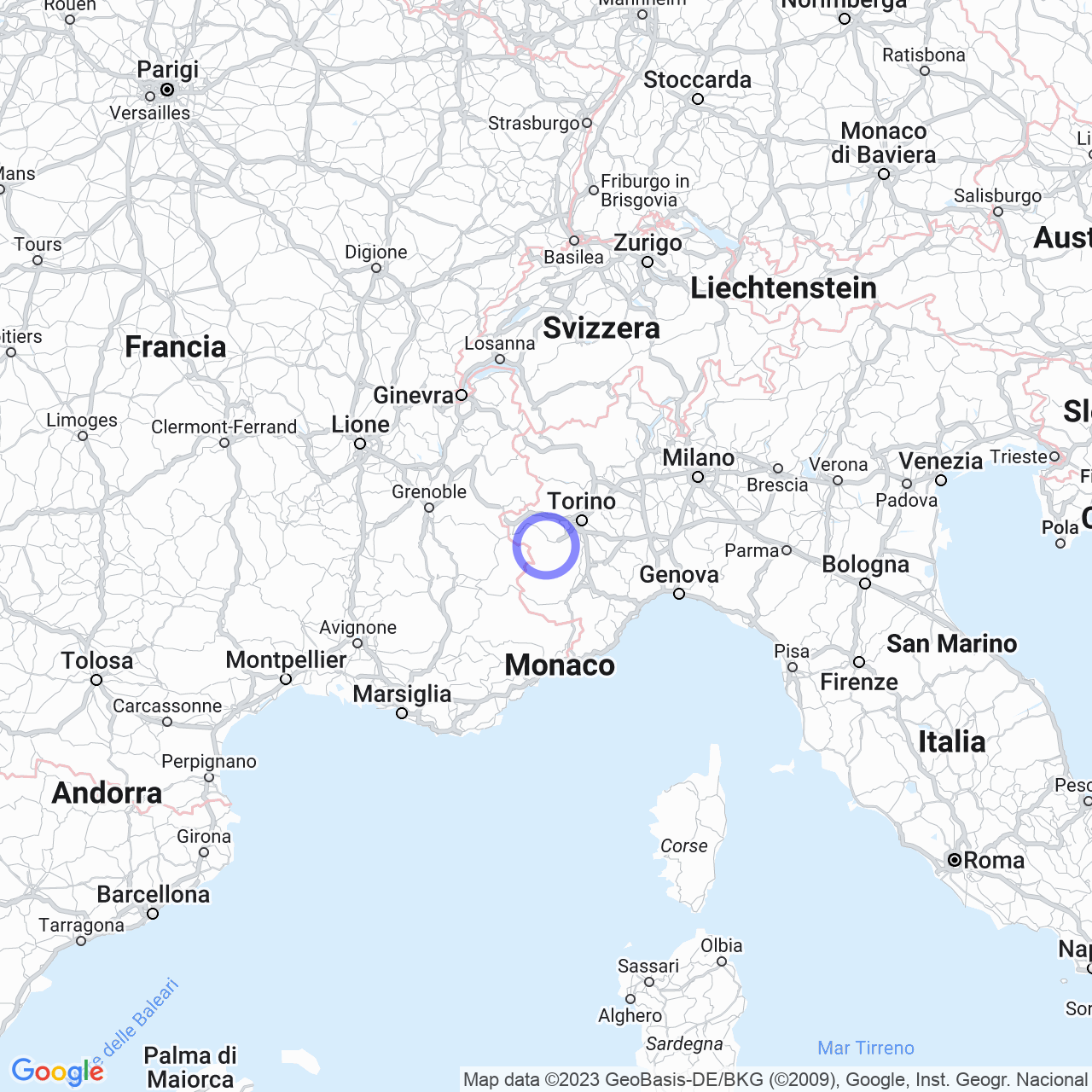 Mappa di Pradeltorno in Angrogna