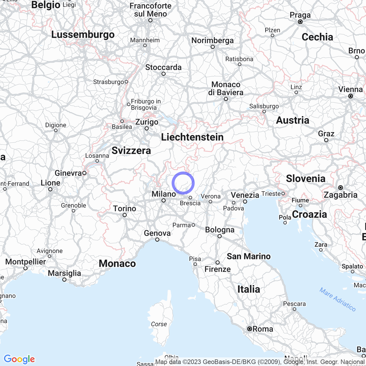 Mappa di Staletti in Ardesio