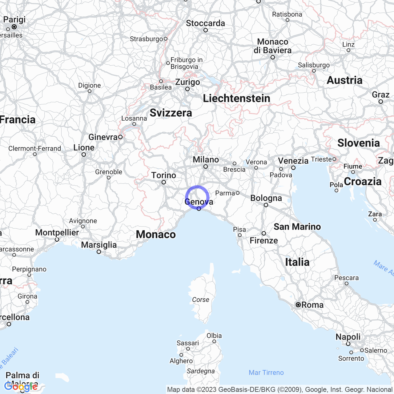 Mappa di Vocemola in Arquata Scrivia