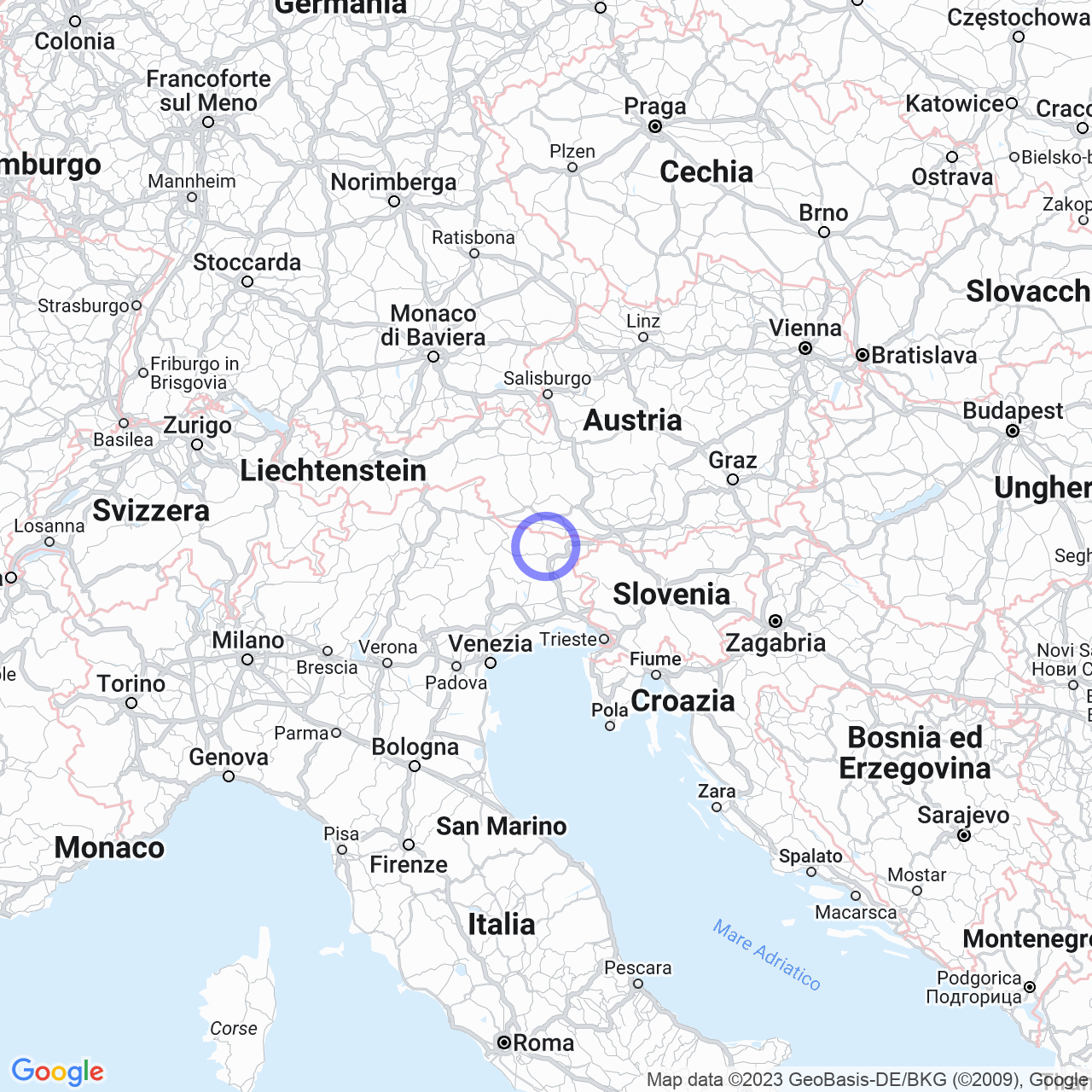 Mappa di Lovea in Arta Terme