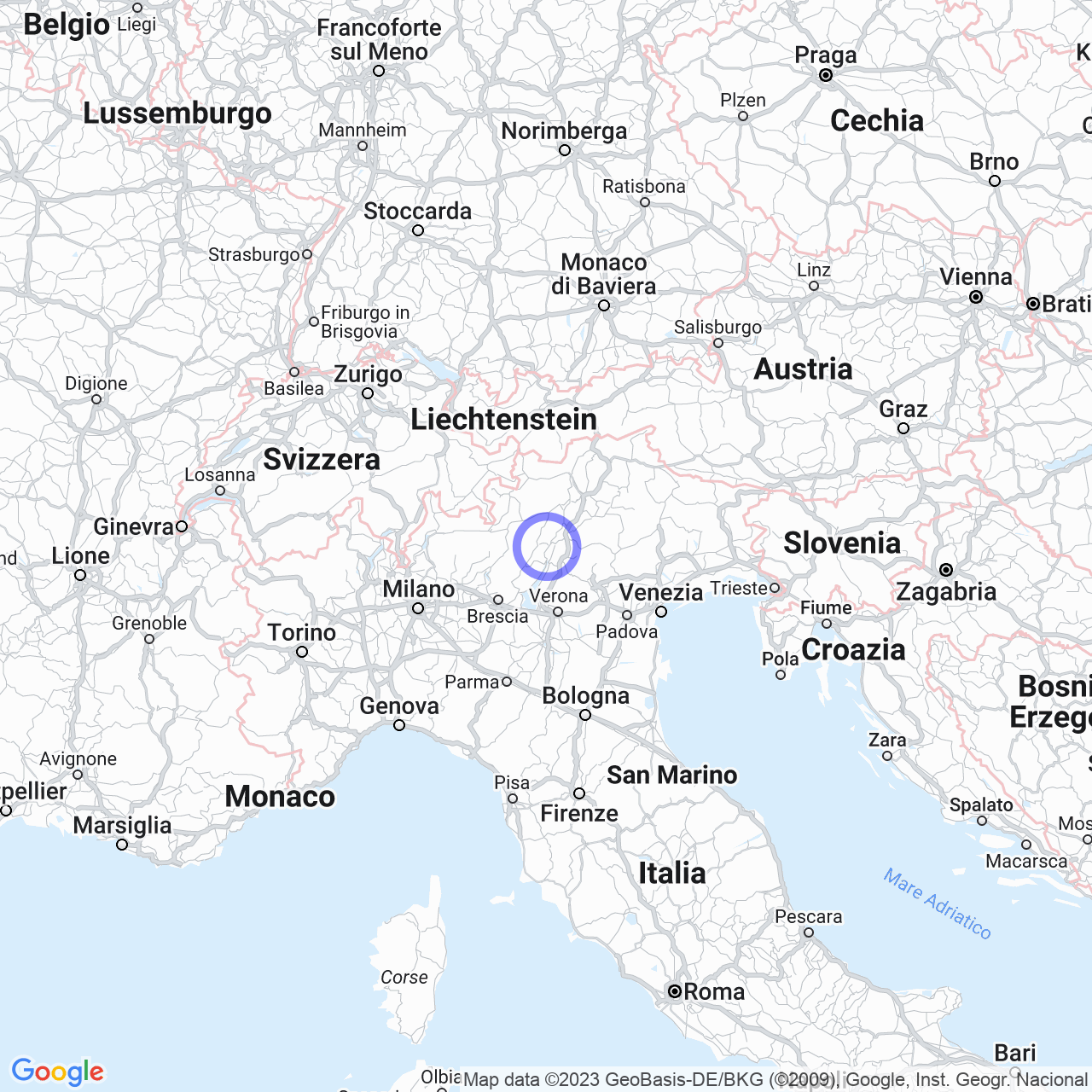 Mappa di Marcè in Bleggio Superiore