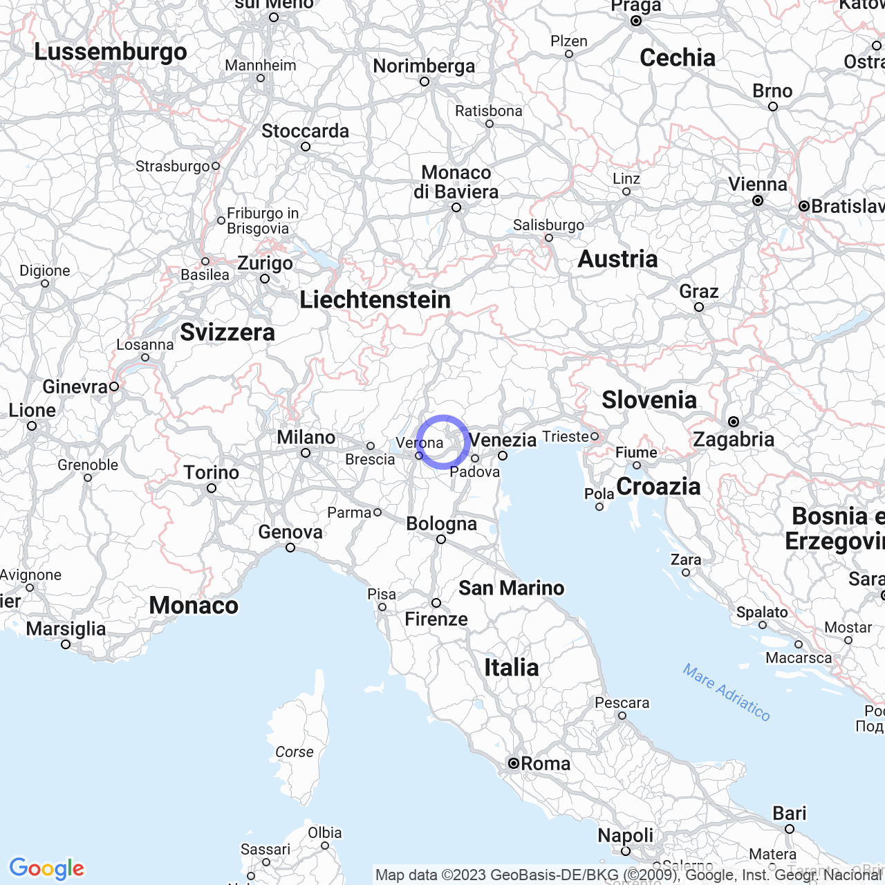 Mappa di Stella in Brogliano