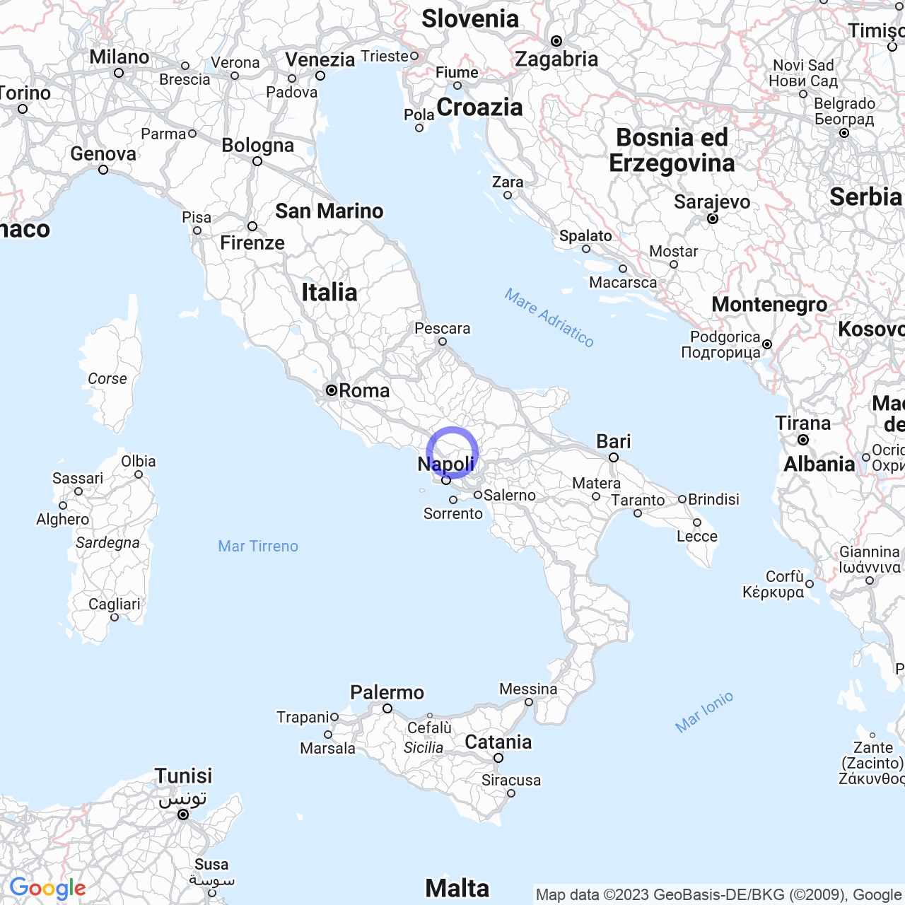 Mappa di San Giovanni e Paolo in Caiazzo