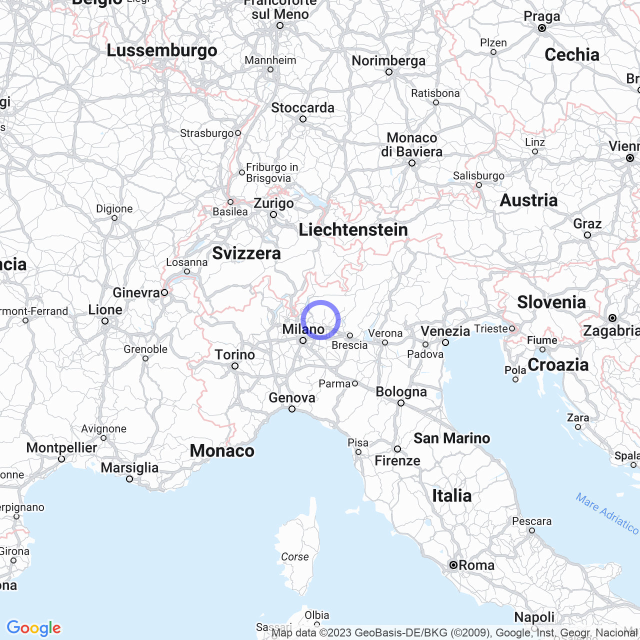 Mappa di Cornabizzone in Capizzone