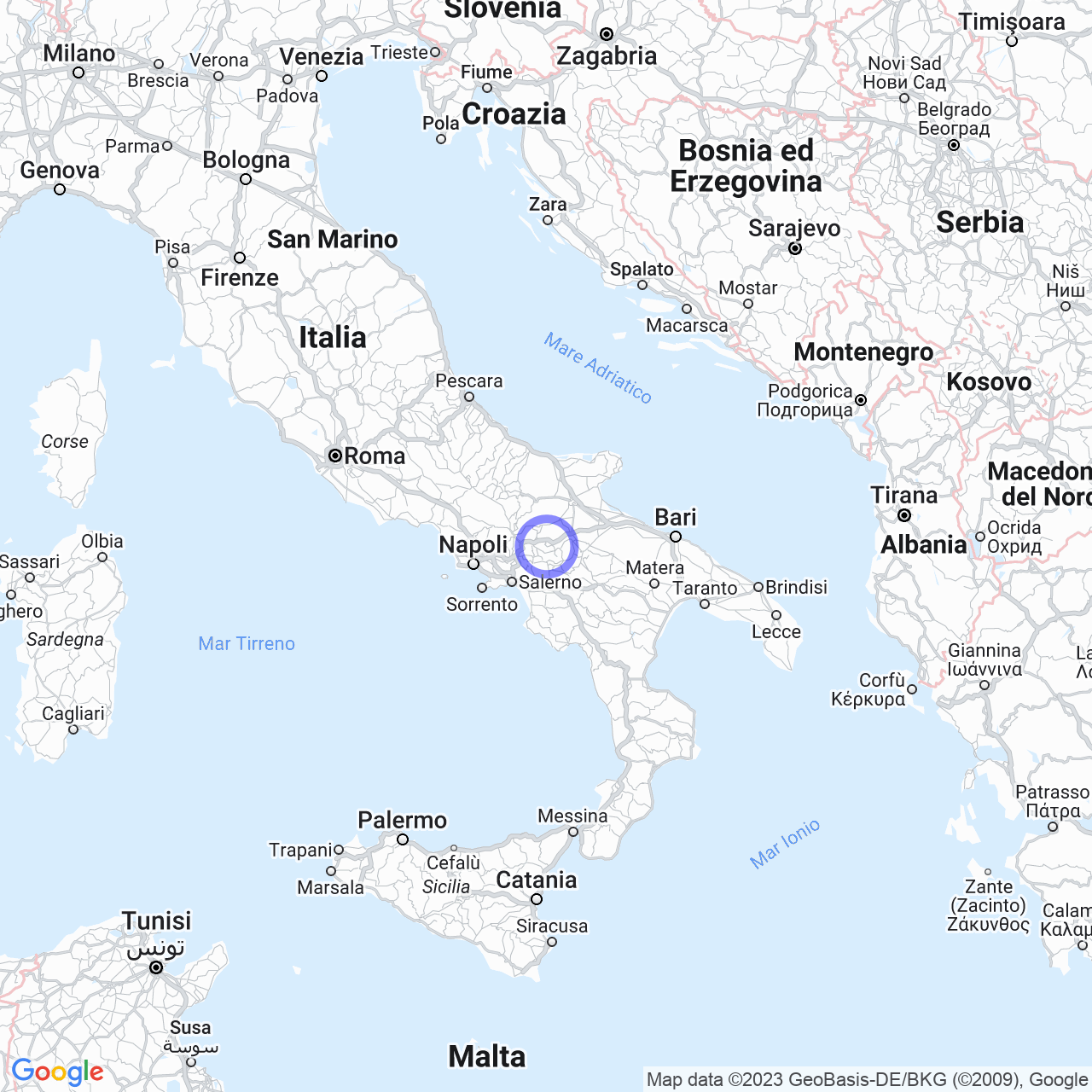 Scopri la provincia di Avellino: paesaggi, corsi d'acqua e confini