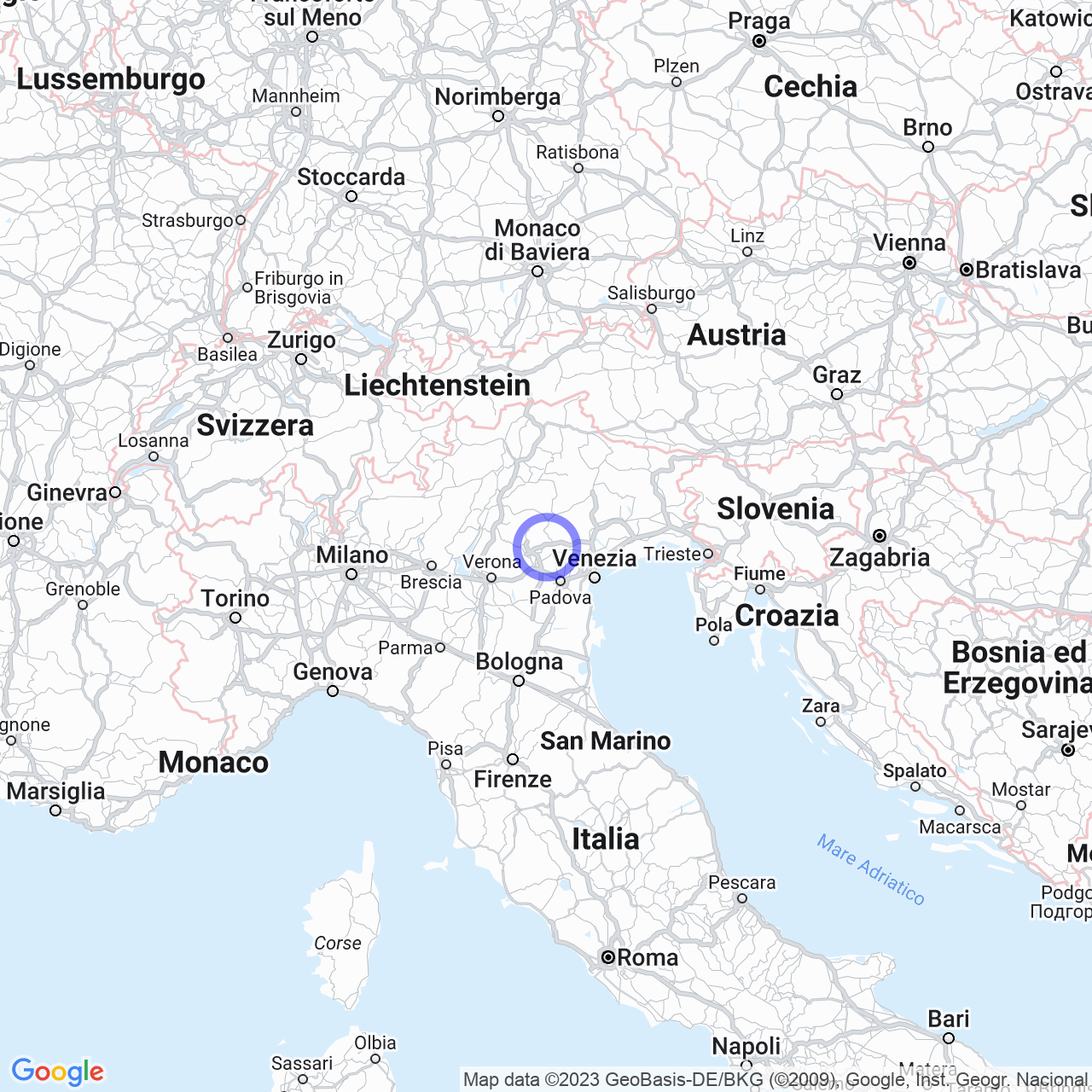 Mappa di Casaline di Sotto IIi in Cartigliano