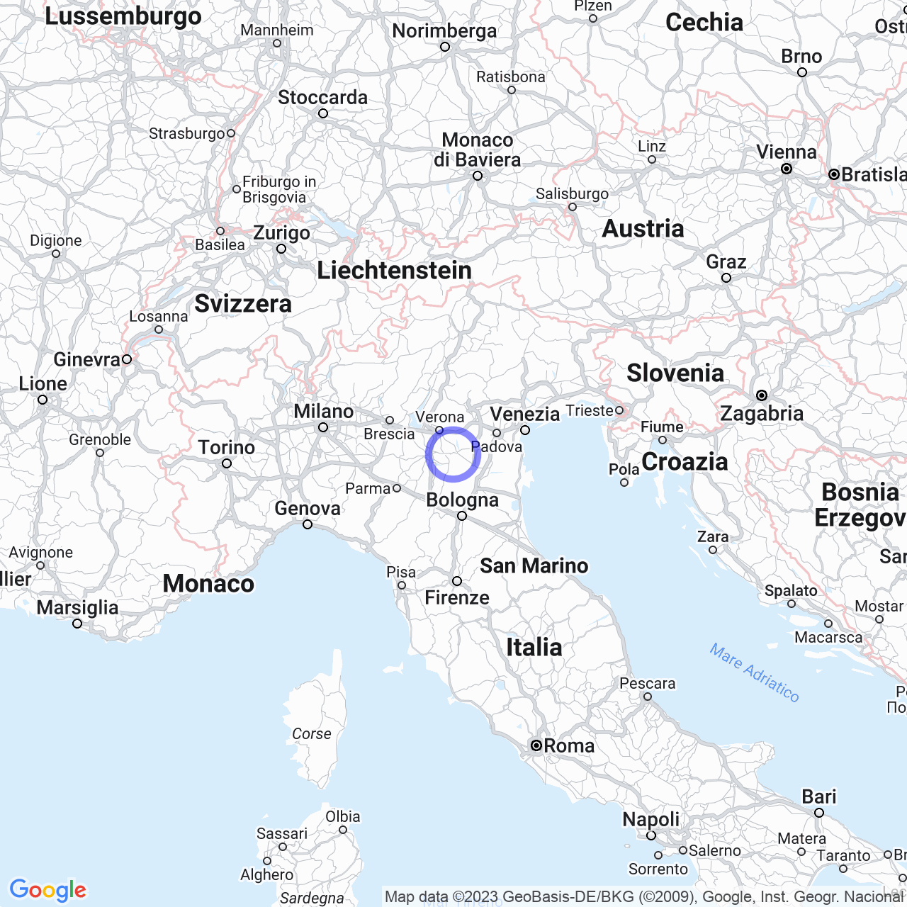 Mappa di Località Stradanuova in Casaleone