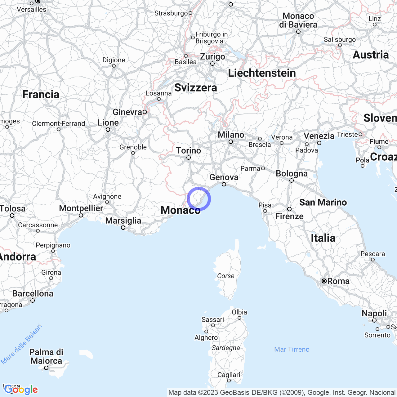 Mappa di Raimondi in Casanova Lerrone