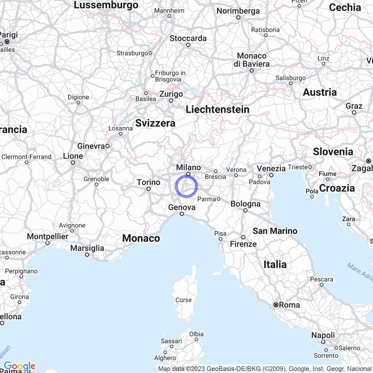 Mappa di Tre Re-mezzana Corti in Cava Manara