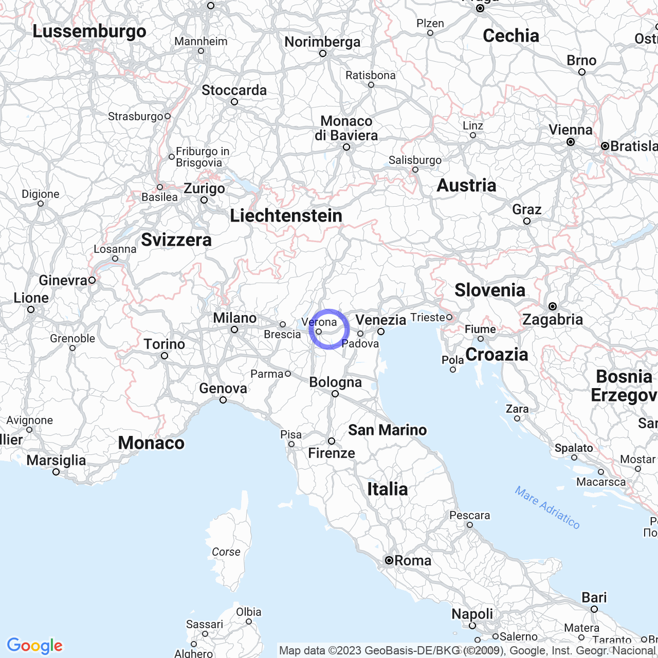 Mappa di Pissolo di Sopra in Cazzano di Tramigna