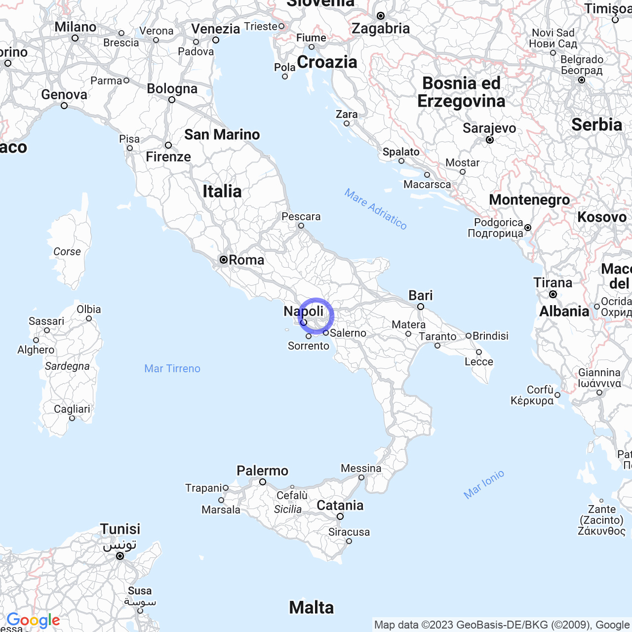 Cicciano: History, Tradition, and Beauty of Campania. map