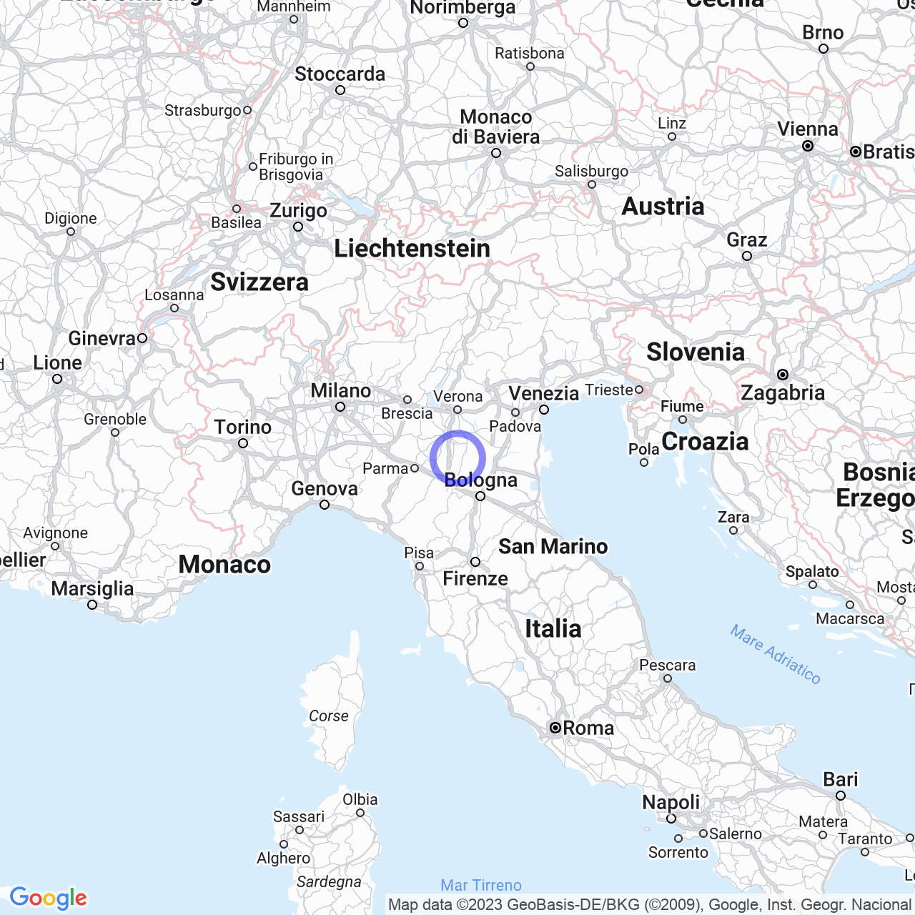 Mappa di I Livelli in Concordia sulla Secchia