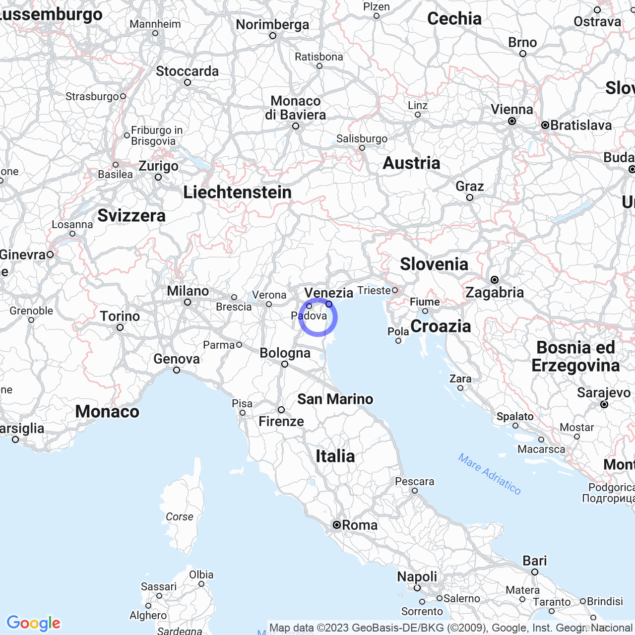 Mappa di Sasso in Correzzola