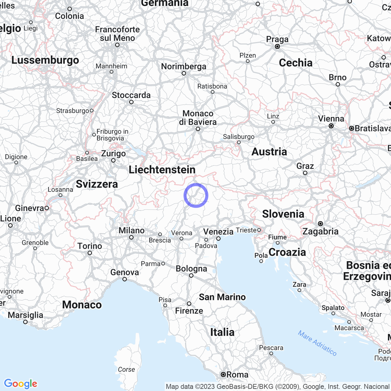 Mappa di Aica di Sopra in Fiè allo Sciliar