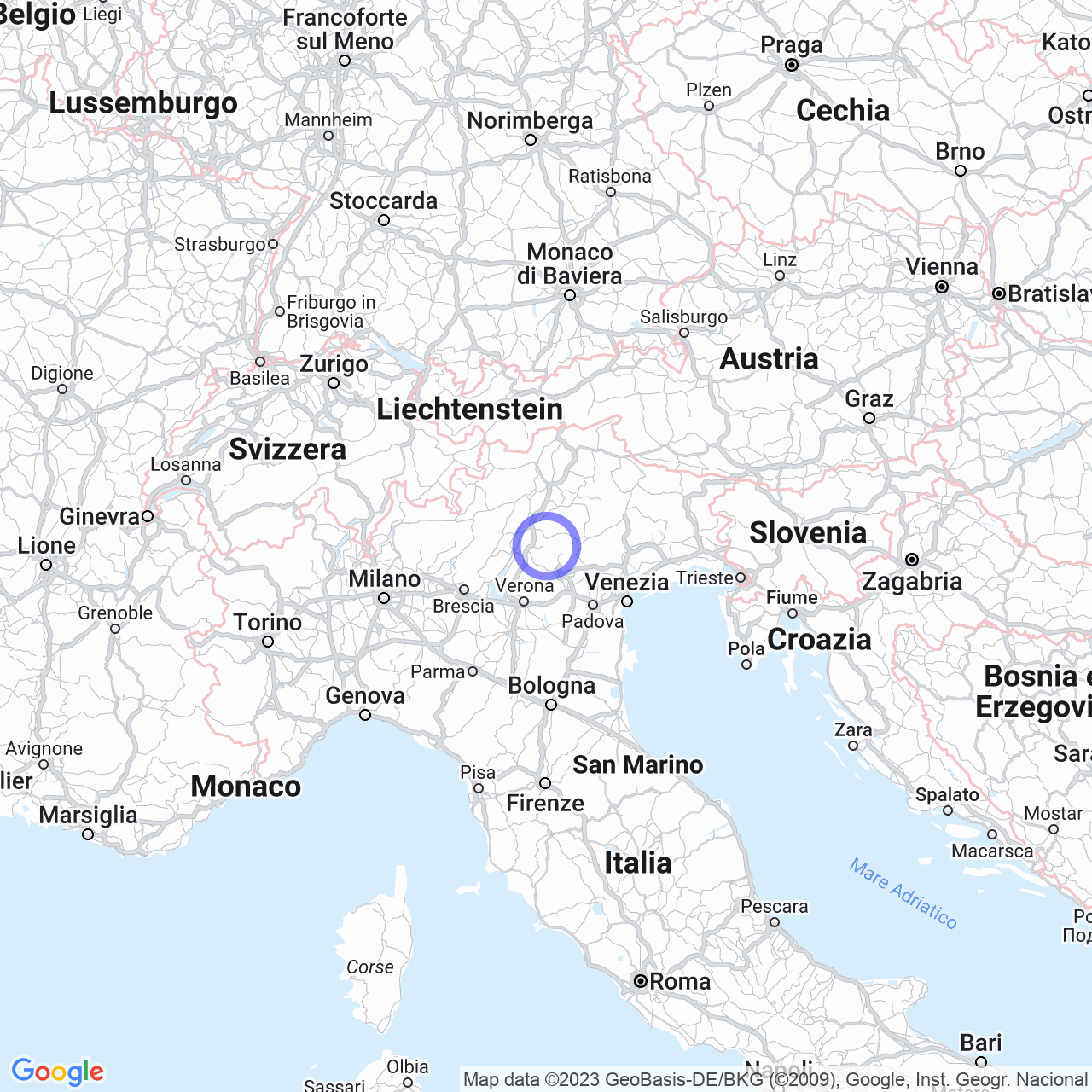 Mappa di Piccoli in Lavarone