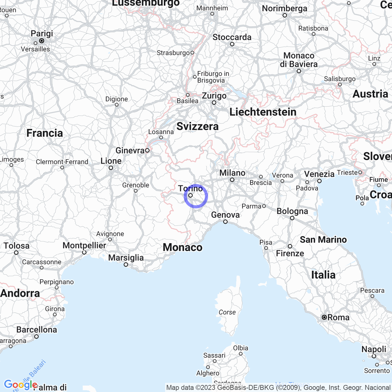 Mappa di PriorÓ in Marentino