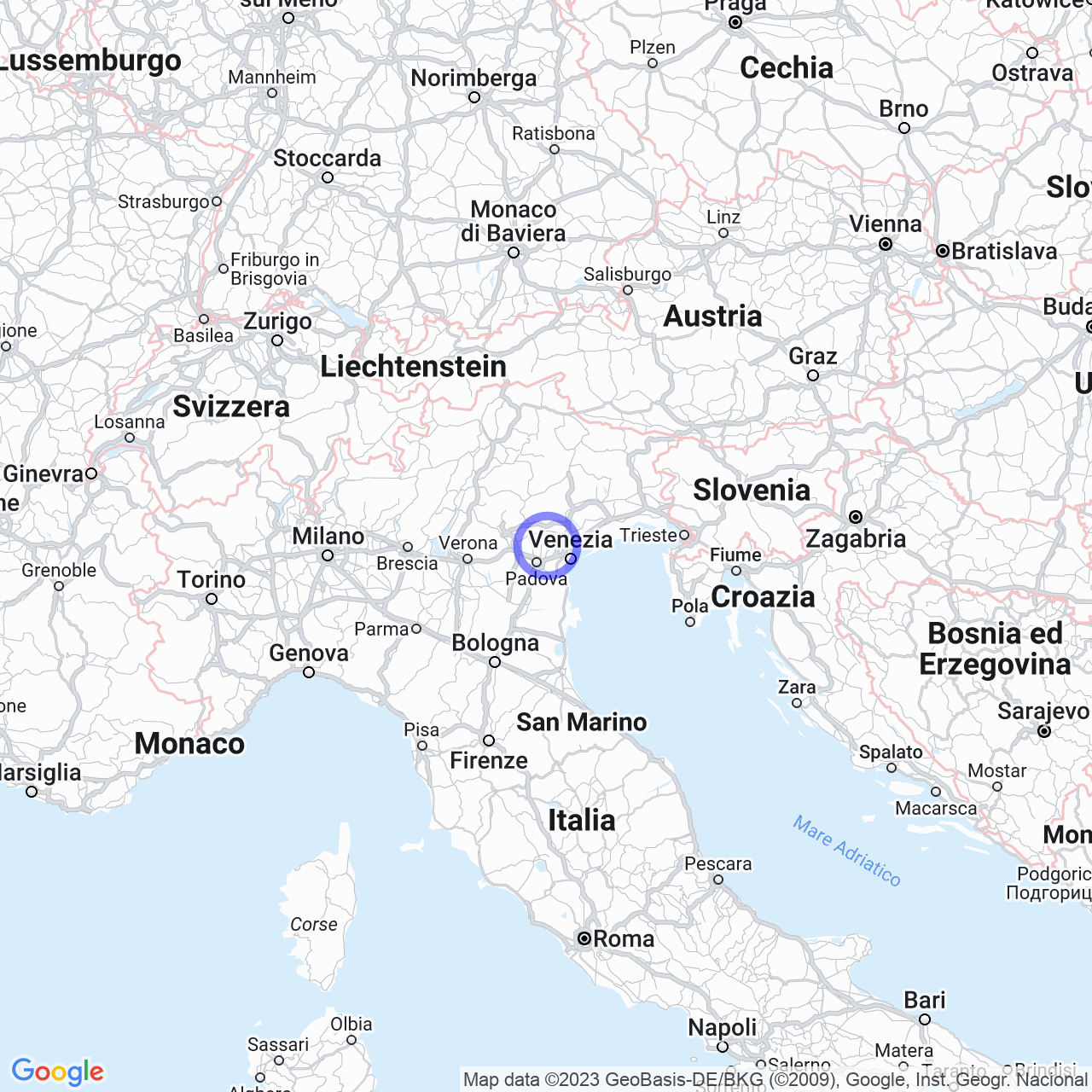 Mappa di Case Pertile in Massanzago