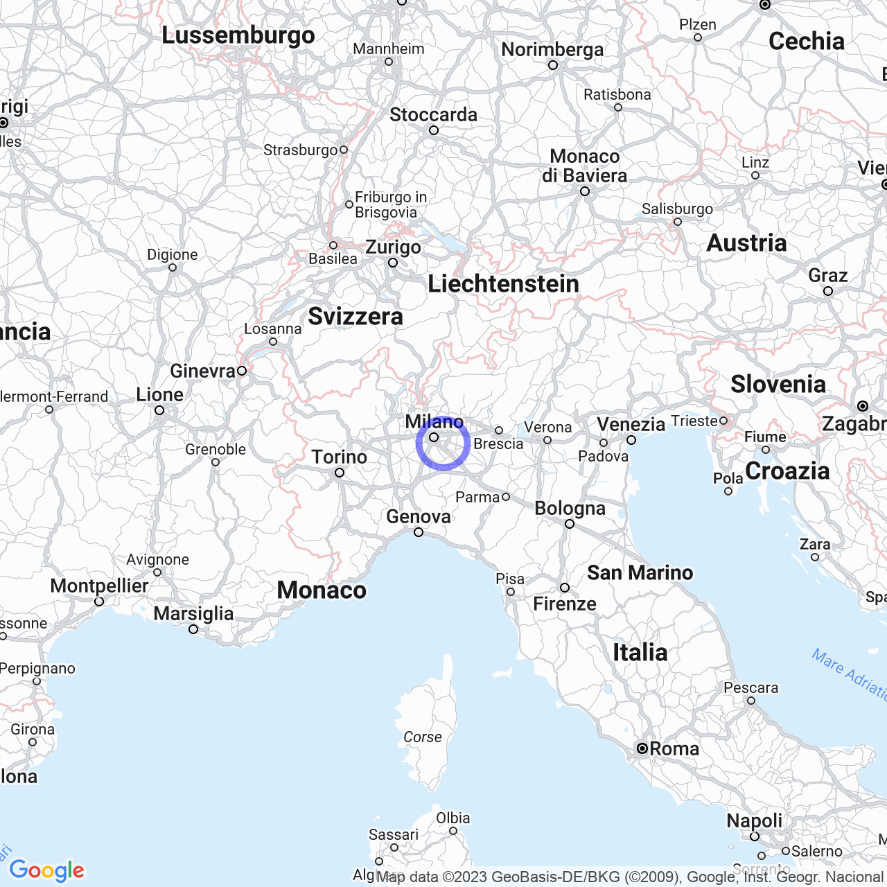 Mappa di Vigliano-bettolino in Mediglia