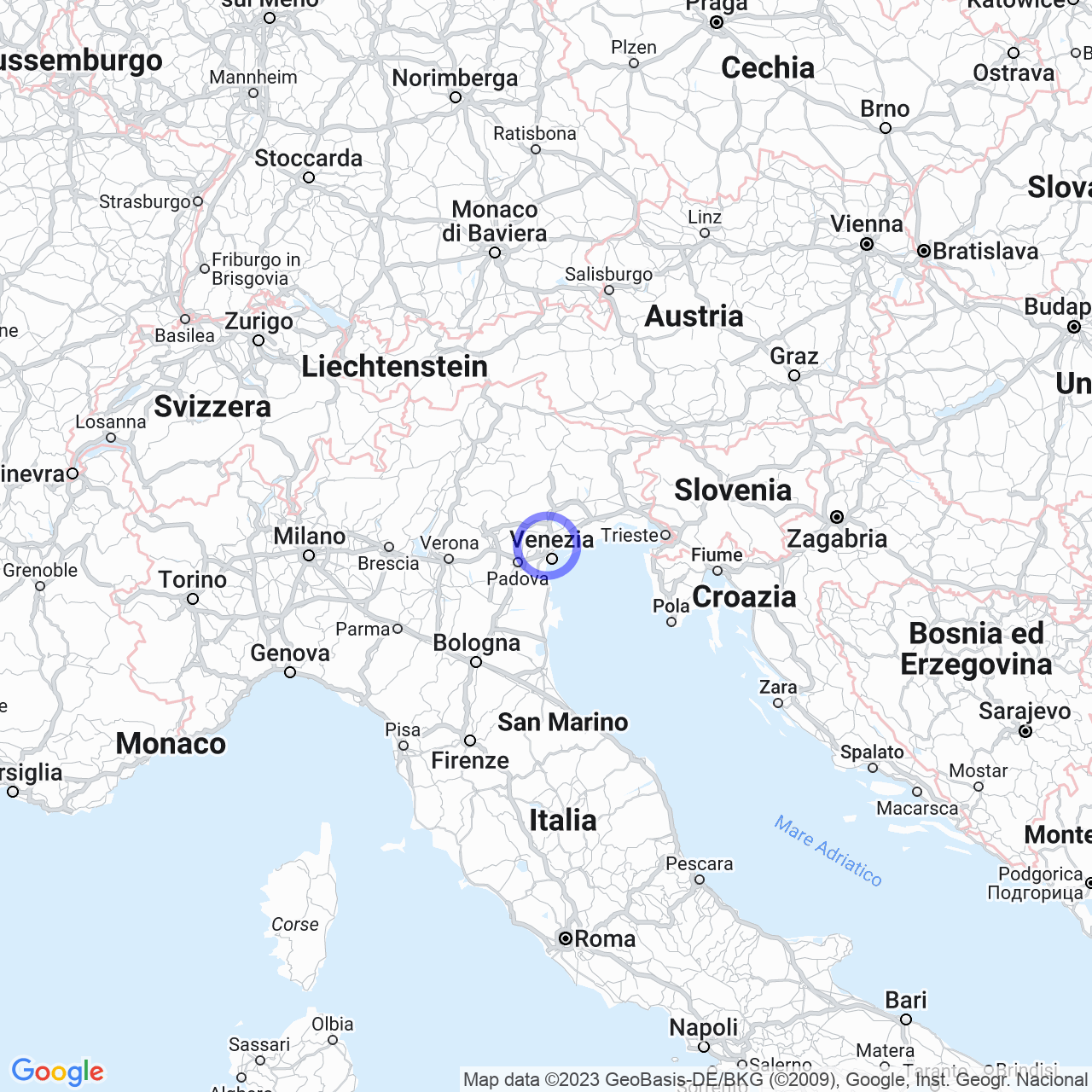 Mappa di Busa in Mogliano Veneto