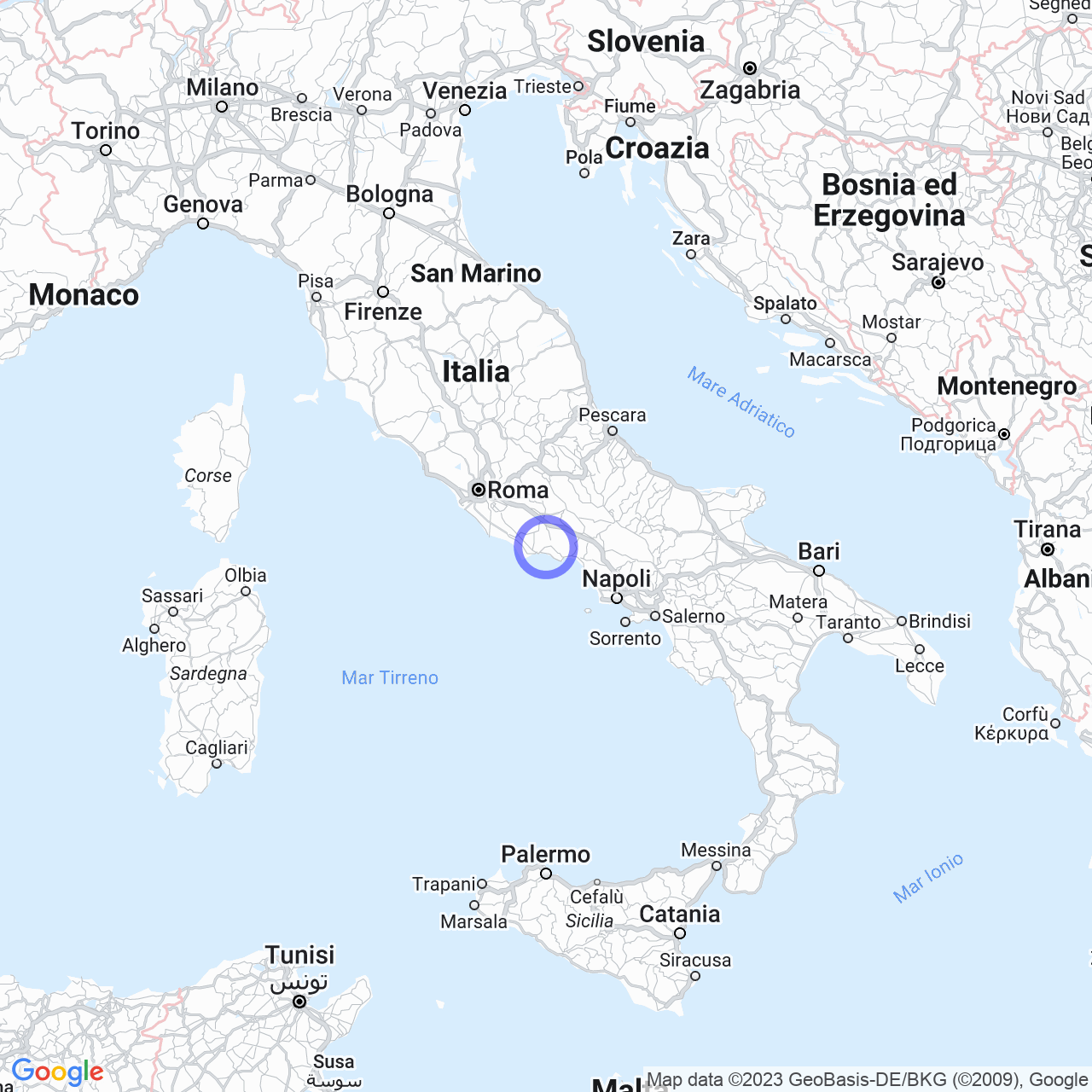 Mappa di Col del Fico in Monte San Biagio