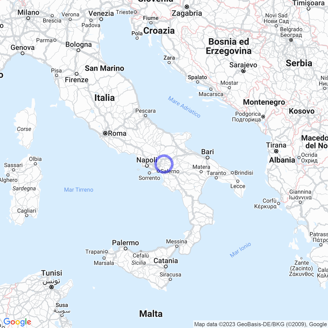 Mappa di Santo Stefano in Montemarano