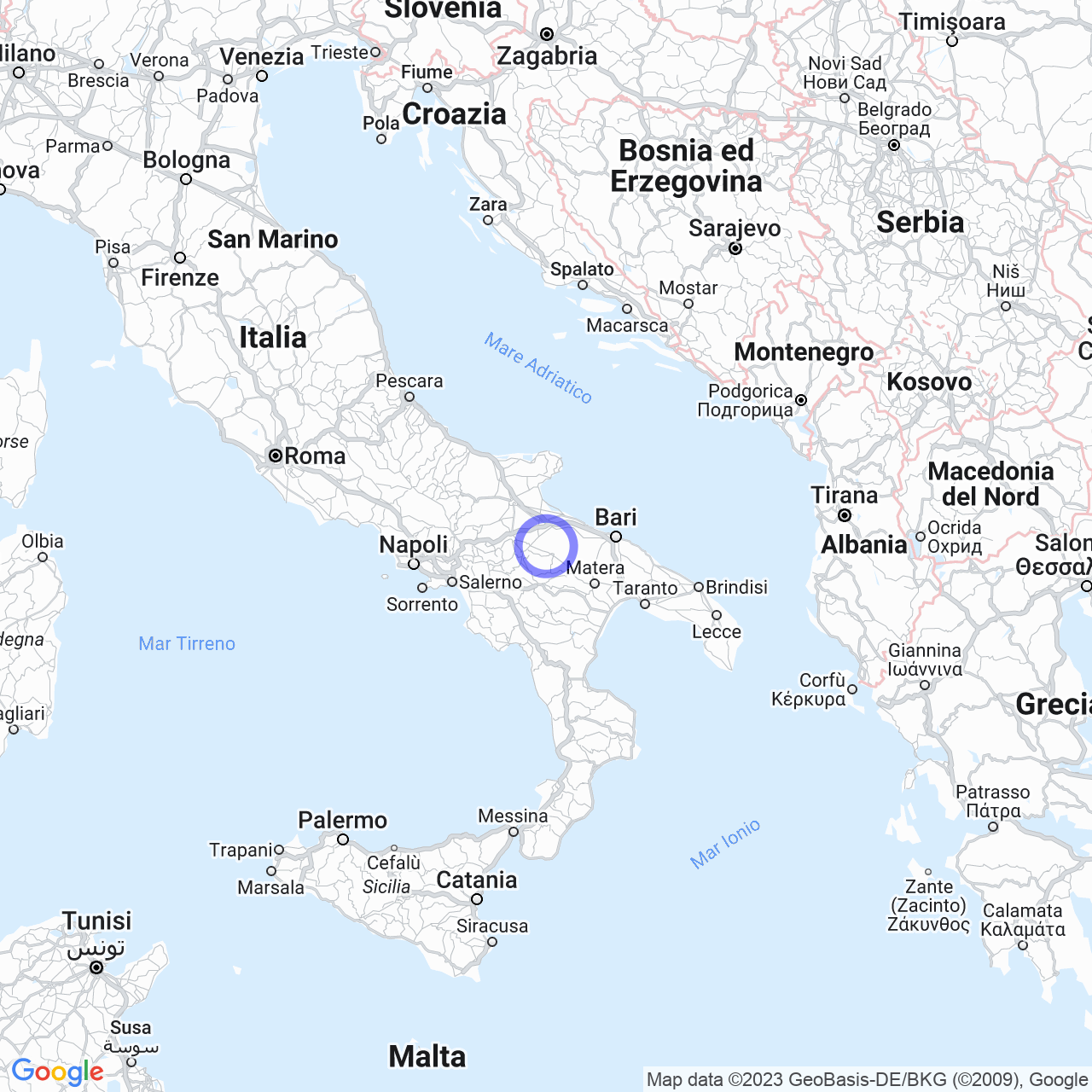 Montemilone: history, geology, and hydrography of the small Lucanian municipality. map