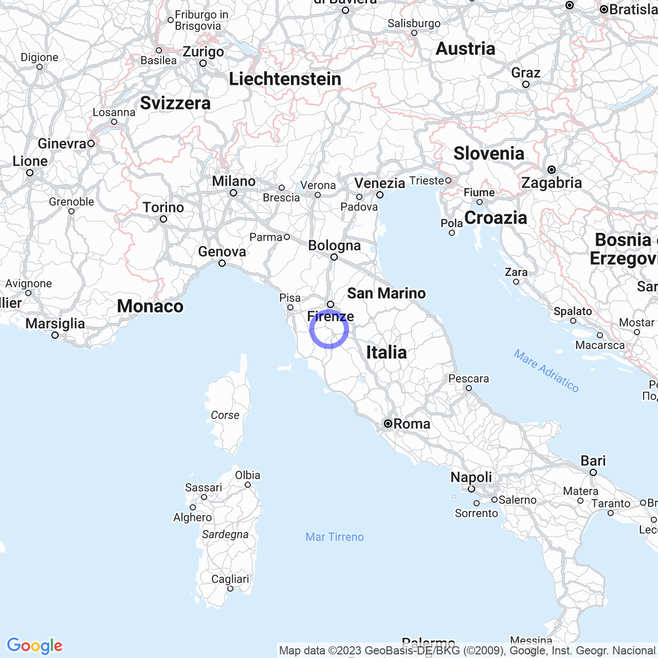 Mappa di San Dalmazio in Monteriggioni