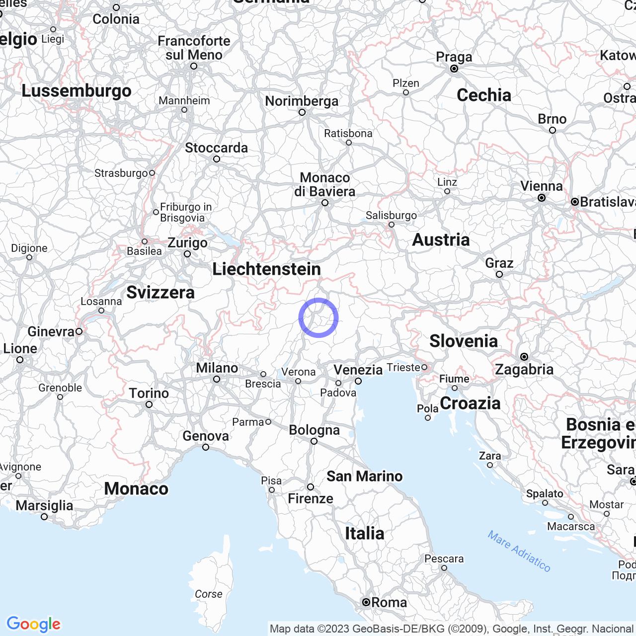 Mappa di Zona Industriale in Nova Ponente