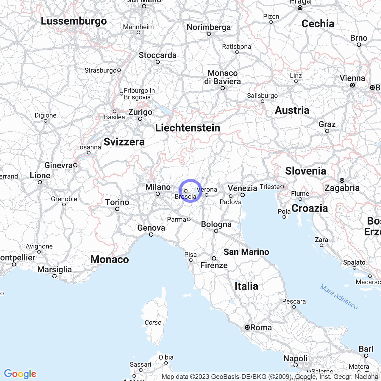 Mappa di Vecchia Stazione Tram in Nuvolento