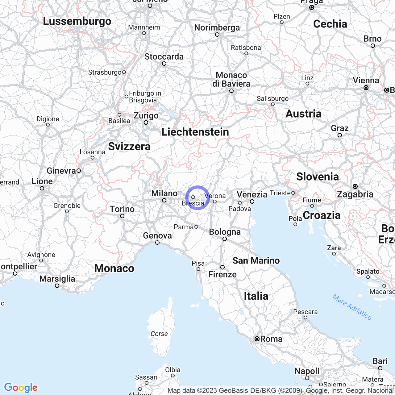 Mappa di Il Cammino in Nuvolera