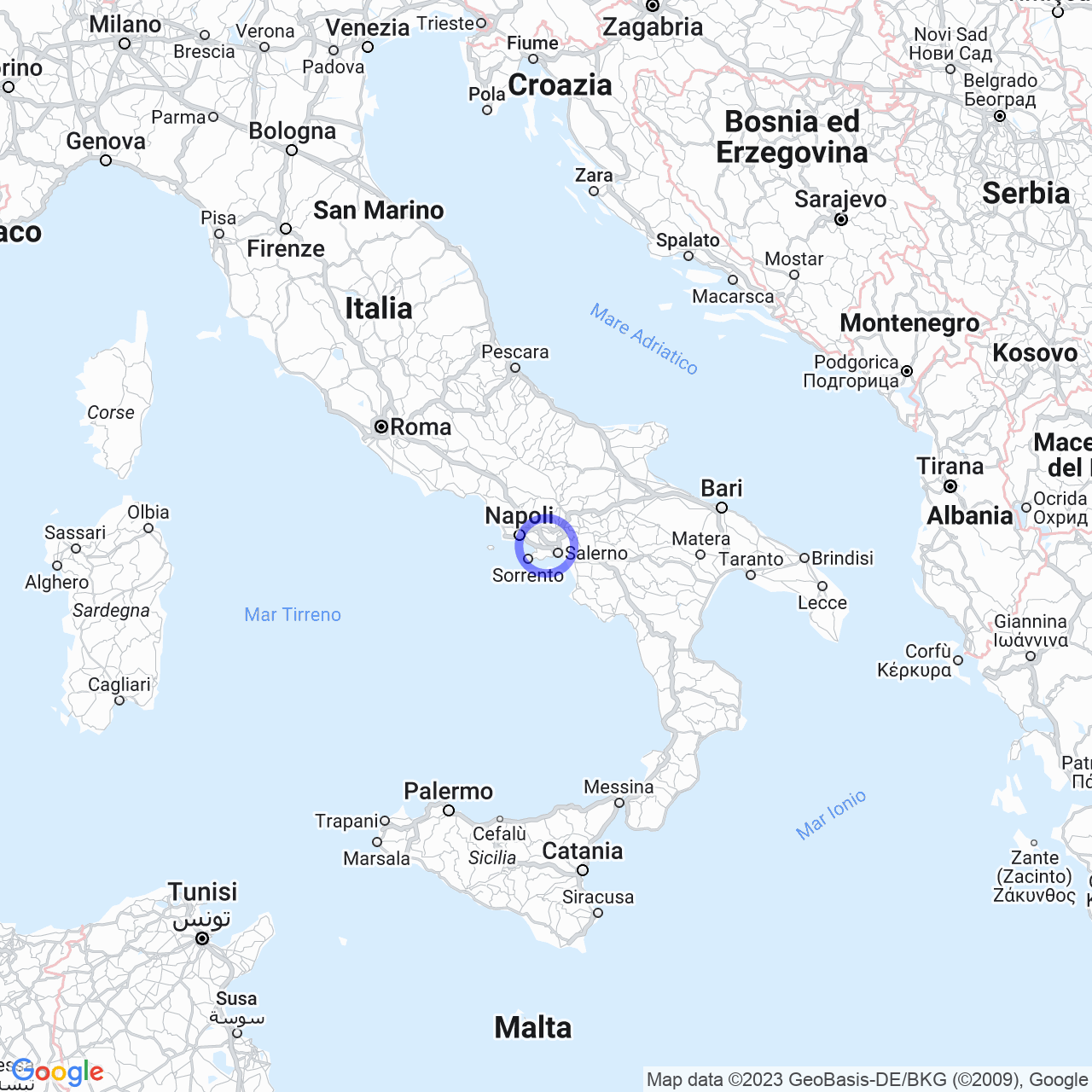 Pagani: history, territory, and Mediterranean climate.