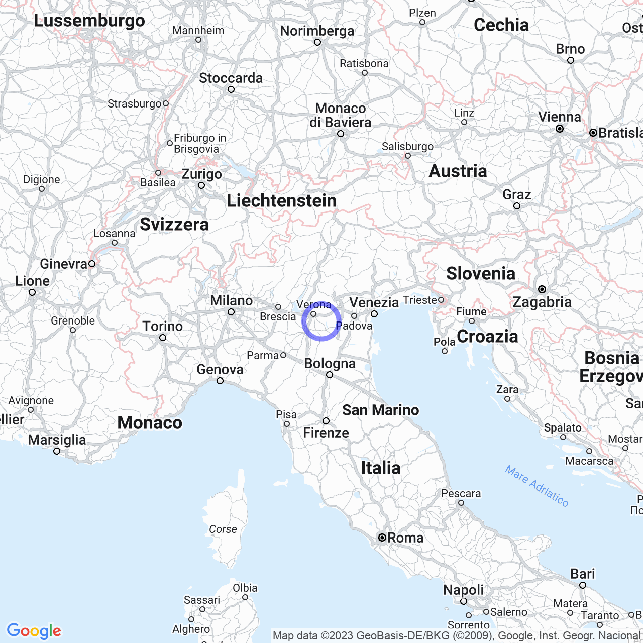 Mappa di Torre del Sasso in Palù