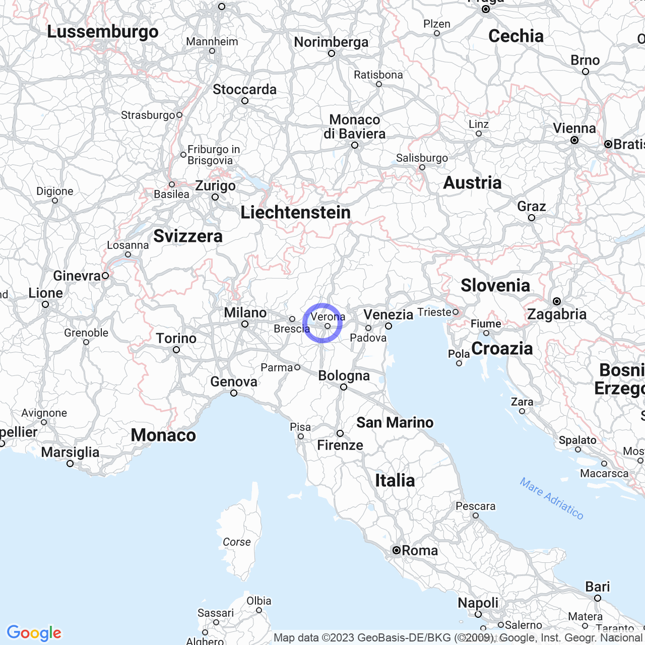 Mappa di Lora in Pescantina