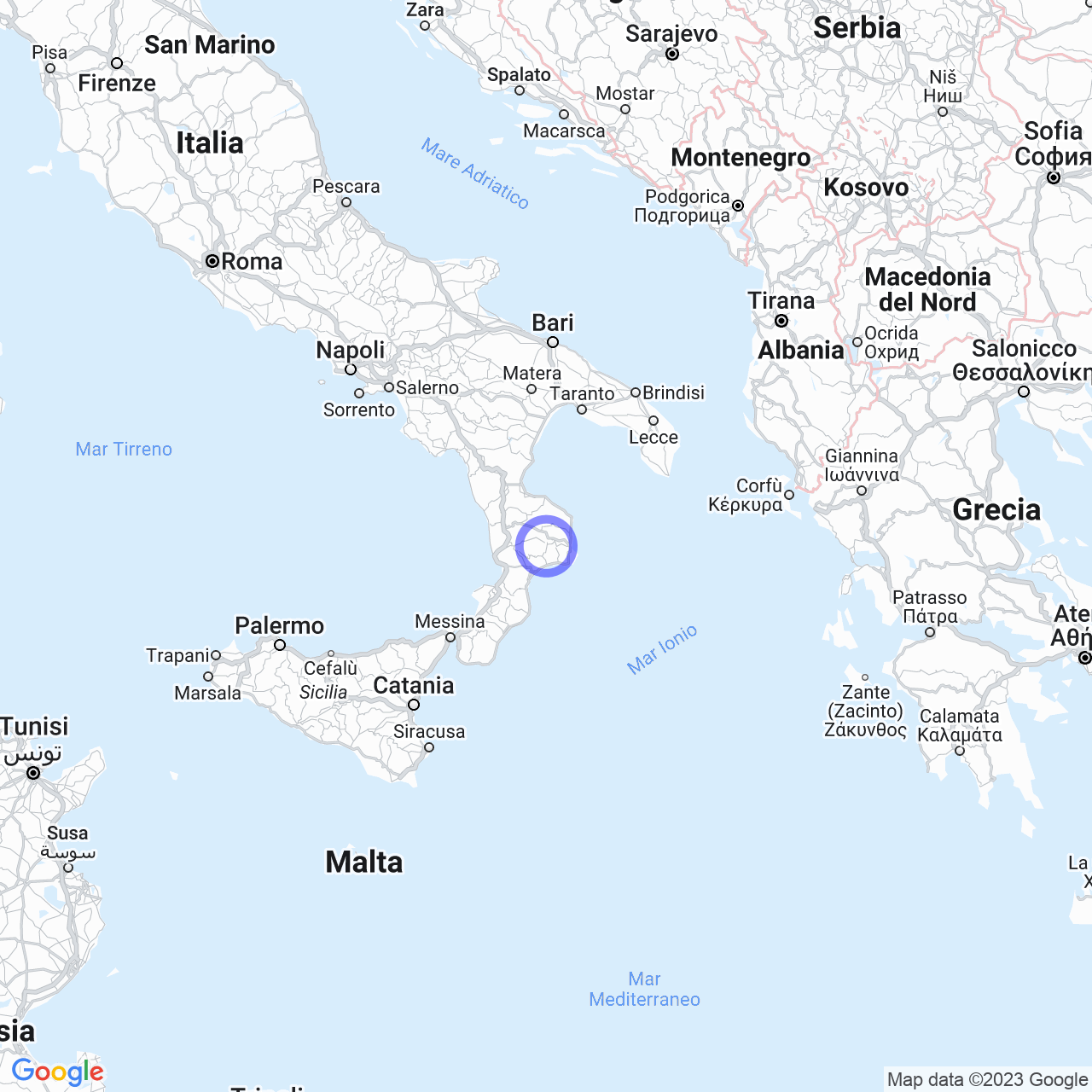 Mappa di Ospedale in Petilia Policastro