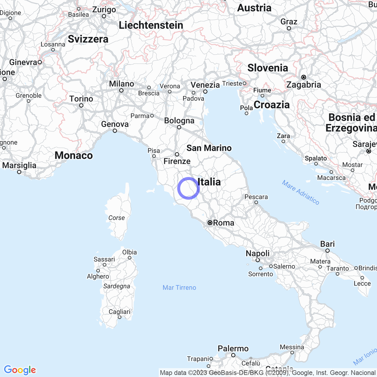 Mappa di Casetta in Piancastagnaio