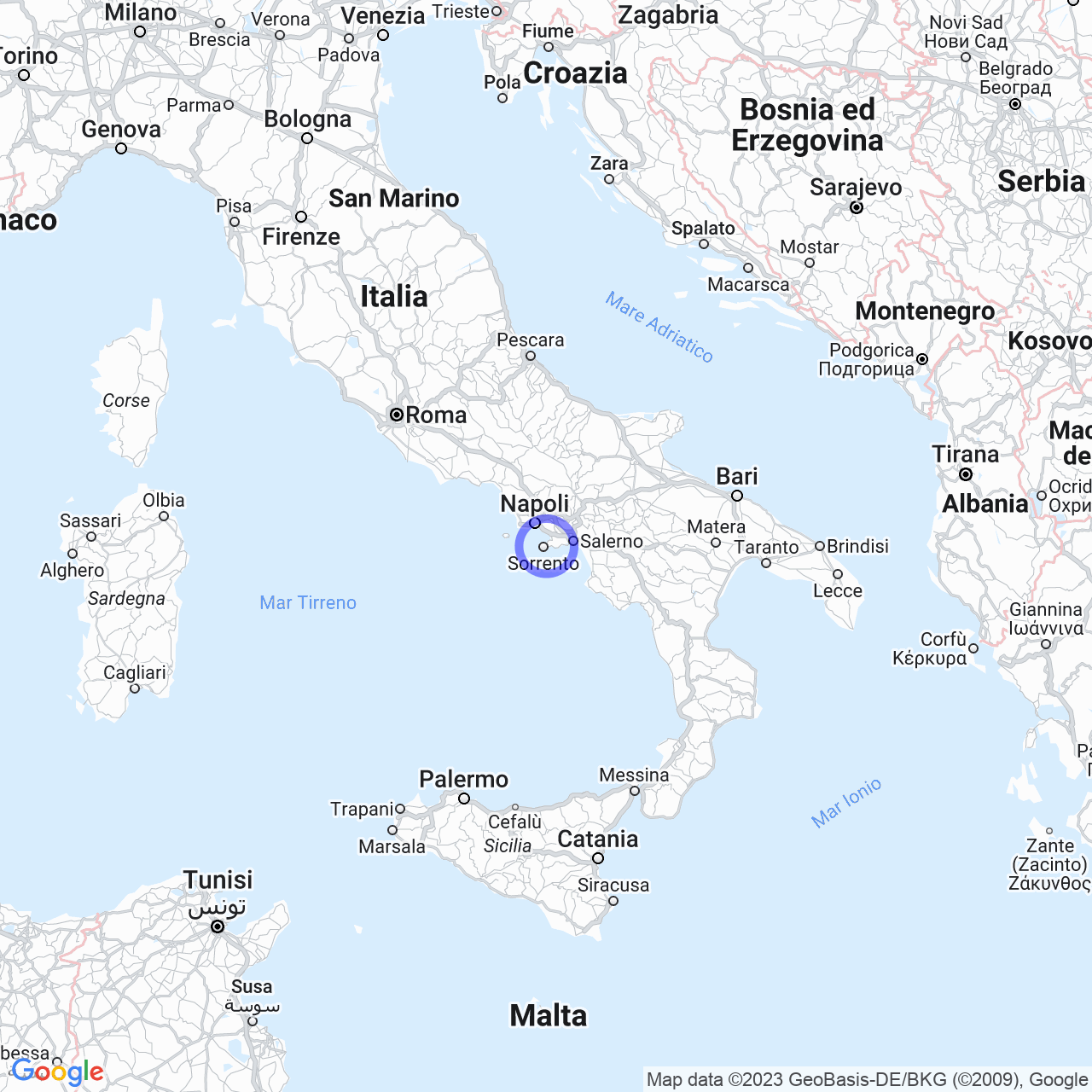 Sorrento Plan: the pearl on the Sorrento Coast