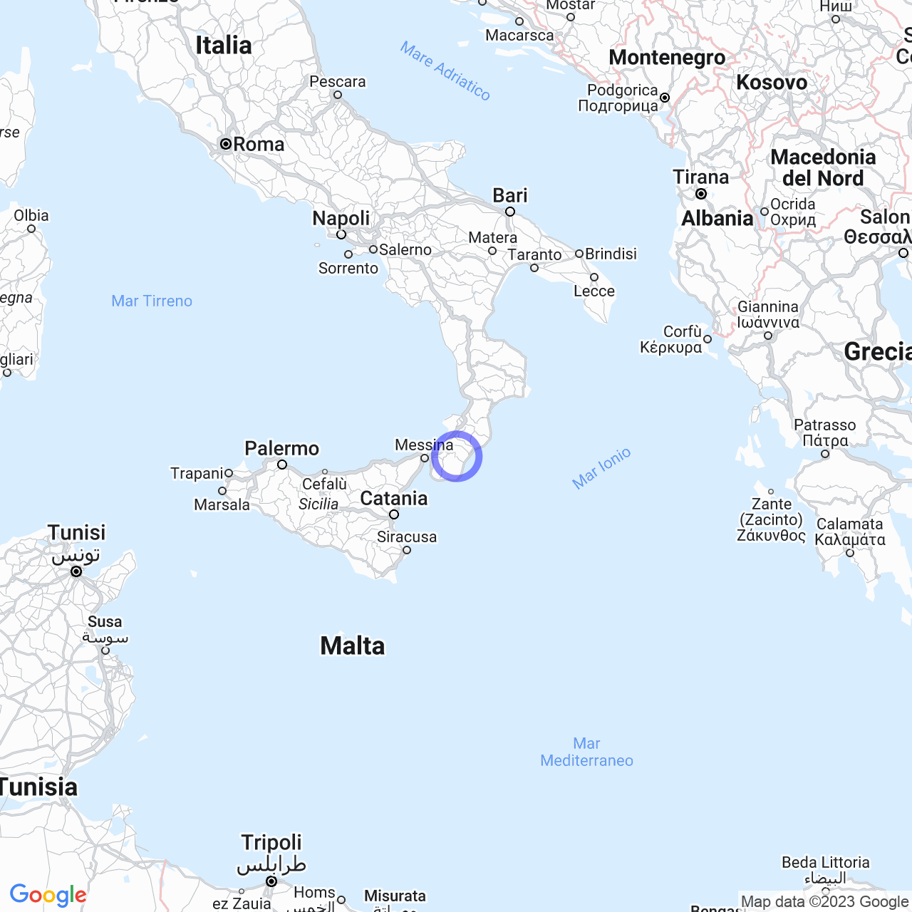 Mappa di Cuccumo in Platì