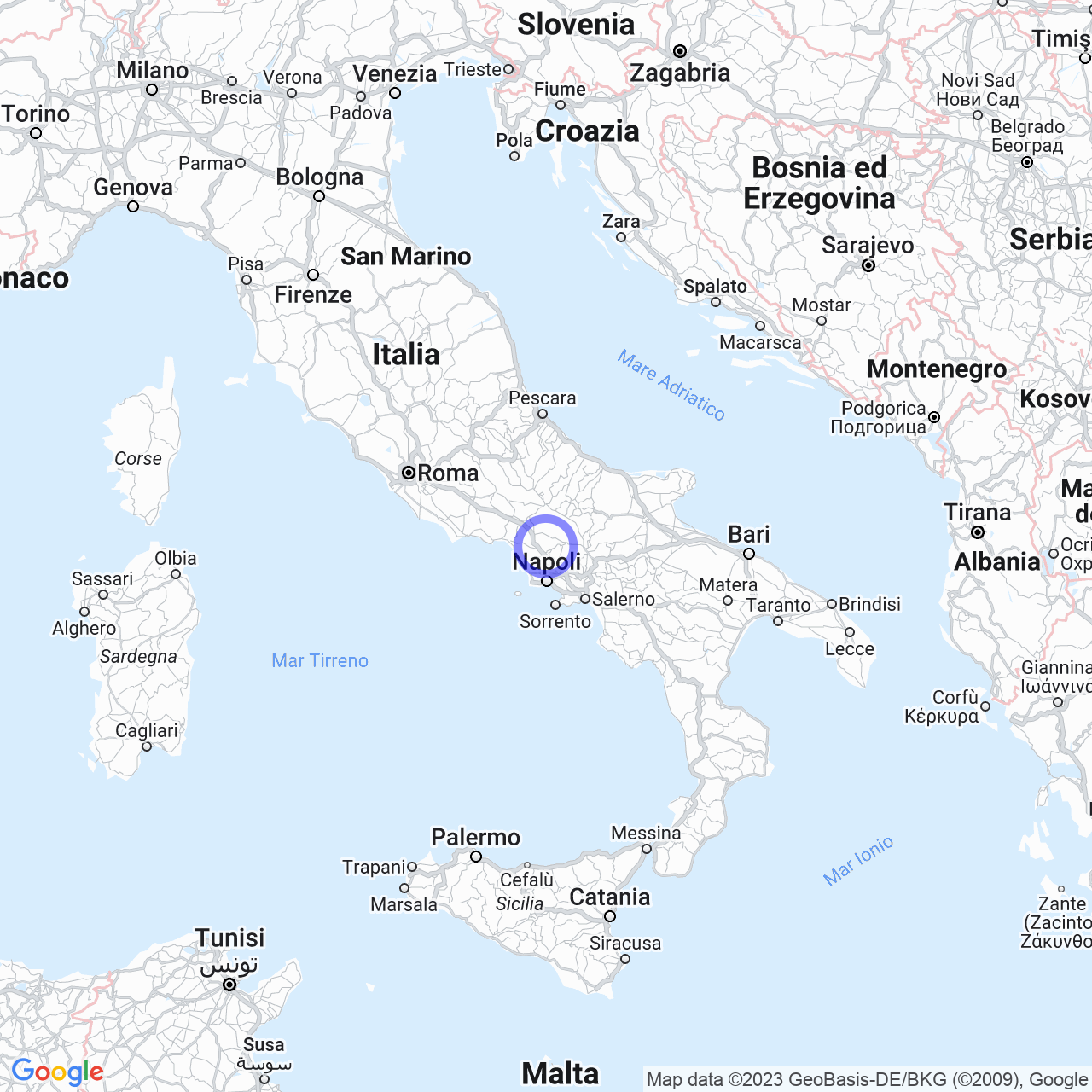 Mappa di Pellegrino in Pontelatone