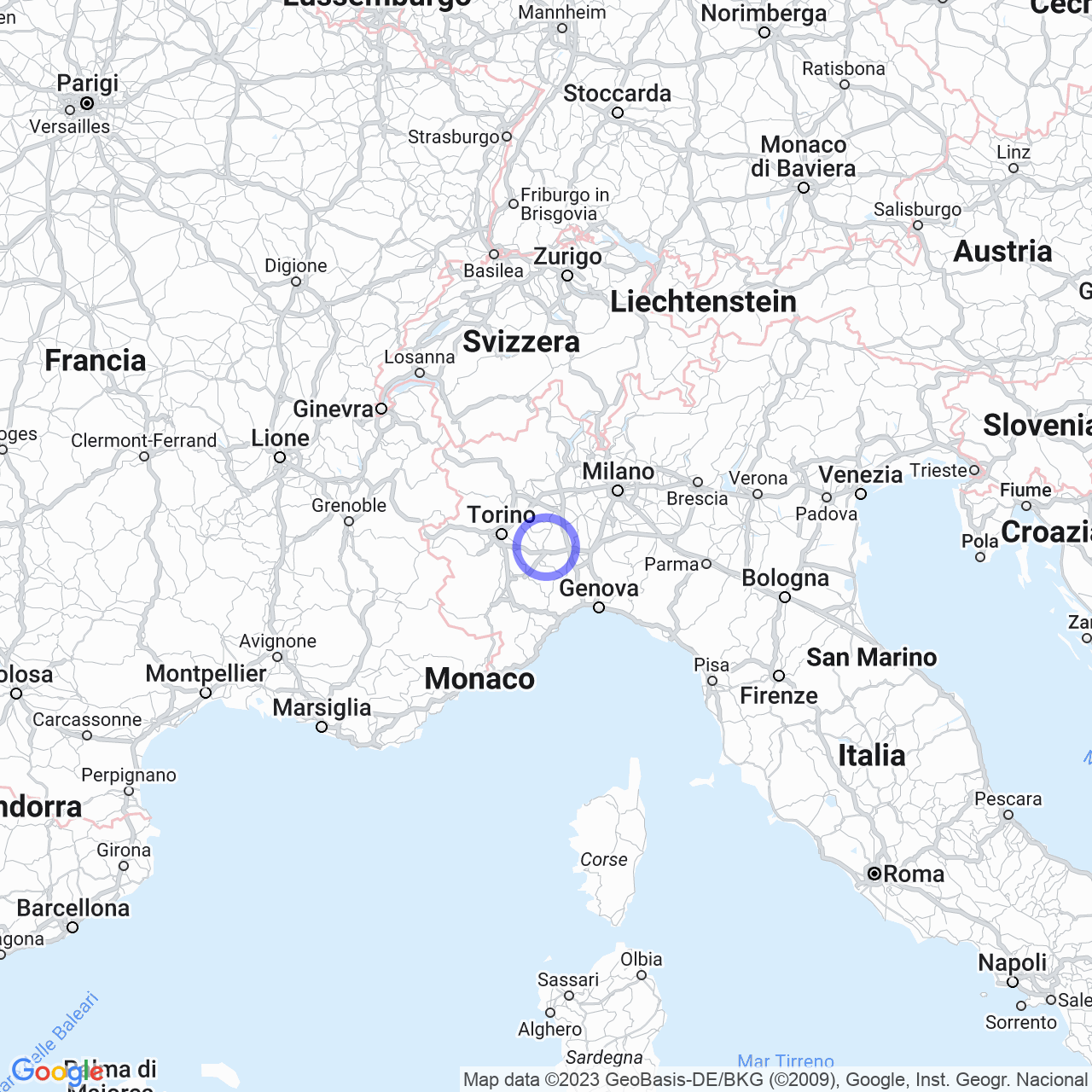 Mappa di Cornap_ in Portacomaro