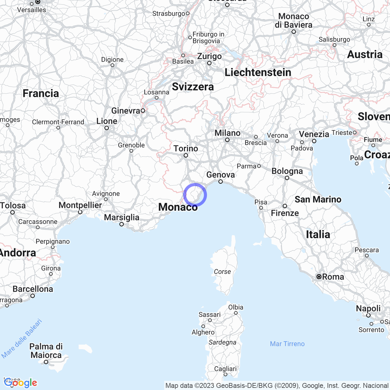 Mappa di Degolla in Ranzo