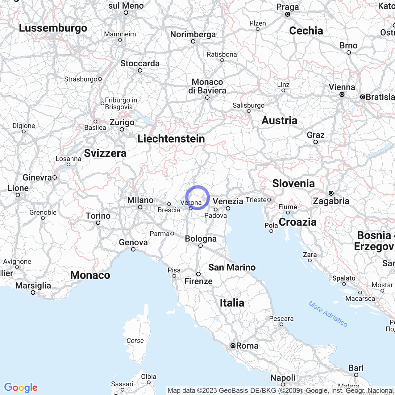 Mappa di Spanevello in Recoaro Terme