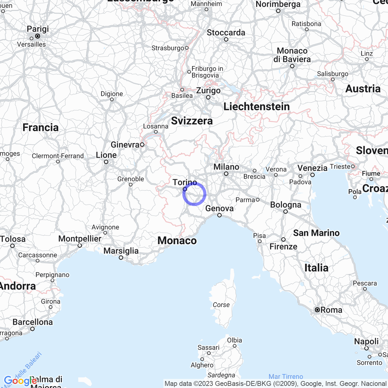 Mappa di Gobbi in Roatto