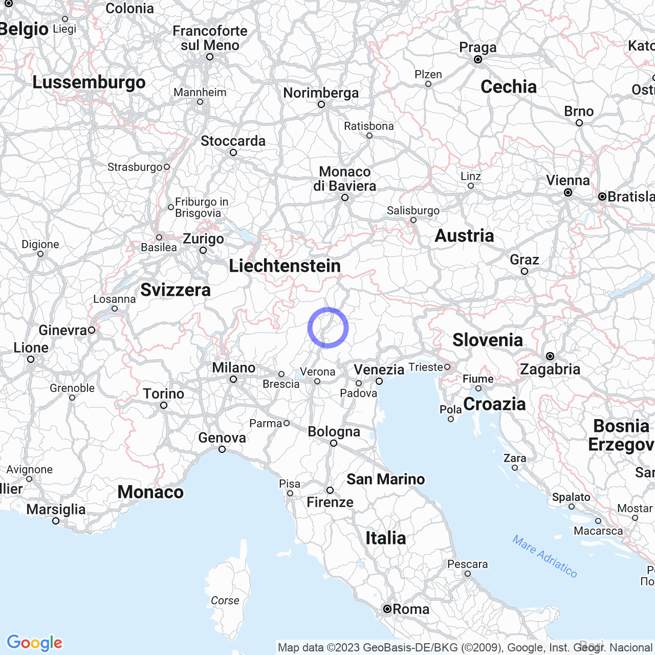 Mappa di Zona Industriale Artigianale in Salorno