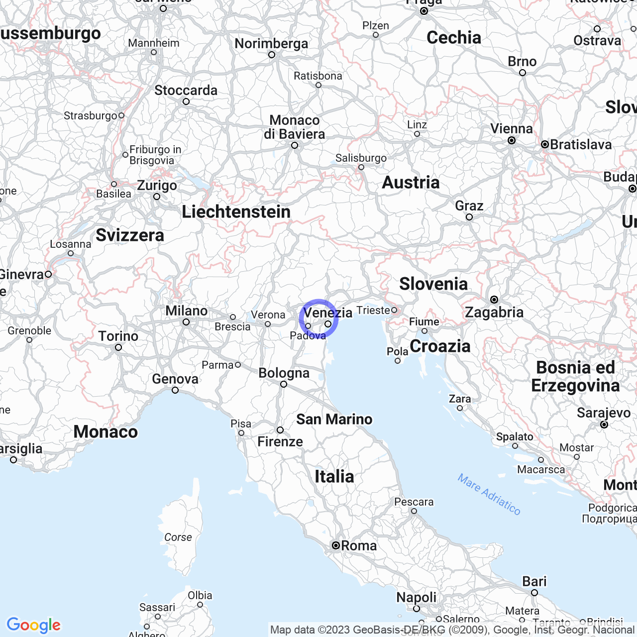 Mappa di Rimembranze in Salzano