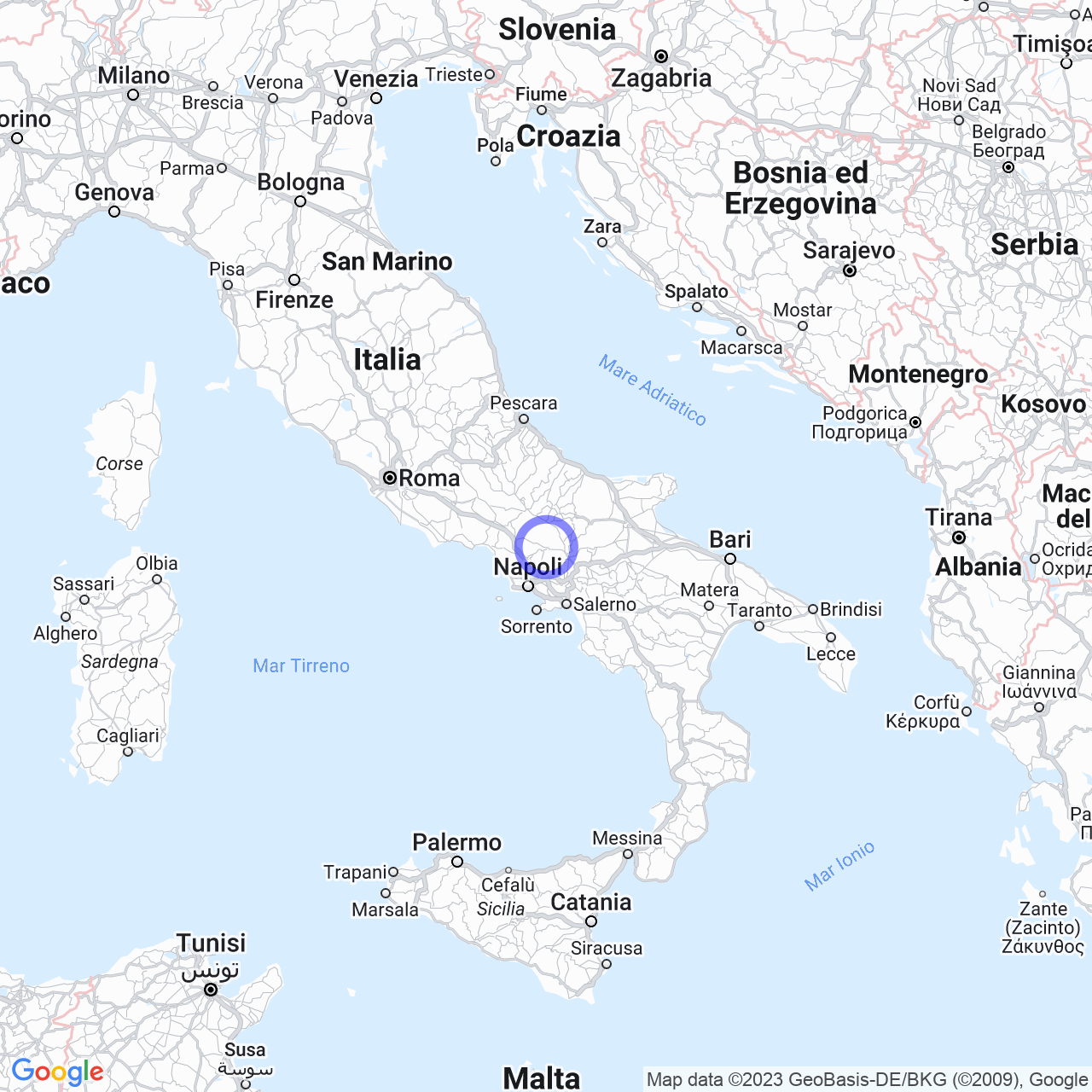 San Salvatore Telesino: history, beauty and culture in Campania map