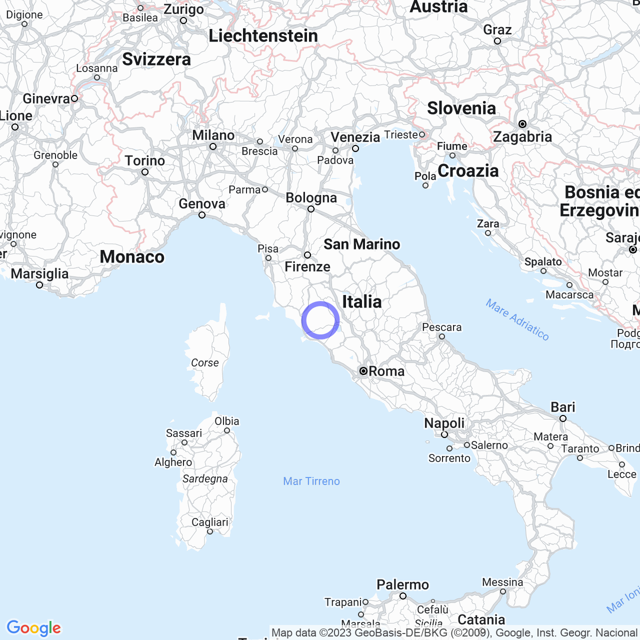 Mappa di Scalabrelli in Semproniano