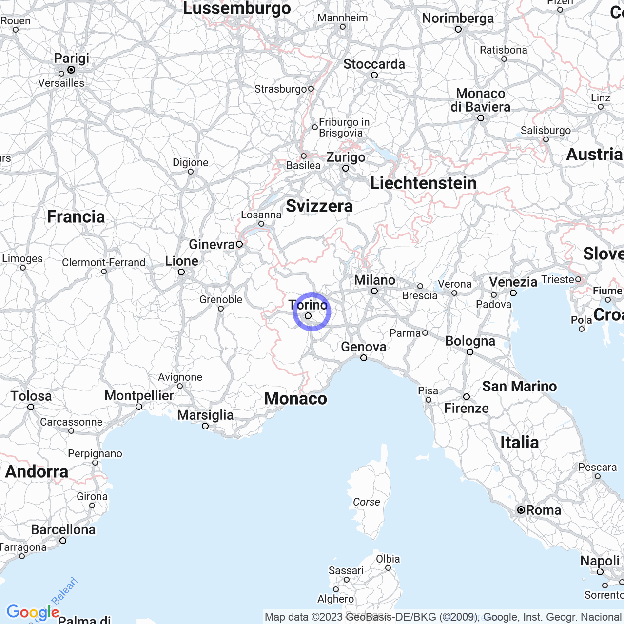 Mappa di Ceat Pirelli in Settimo Torinese