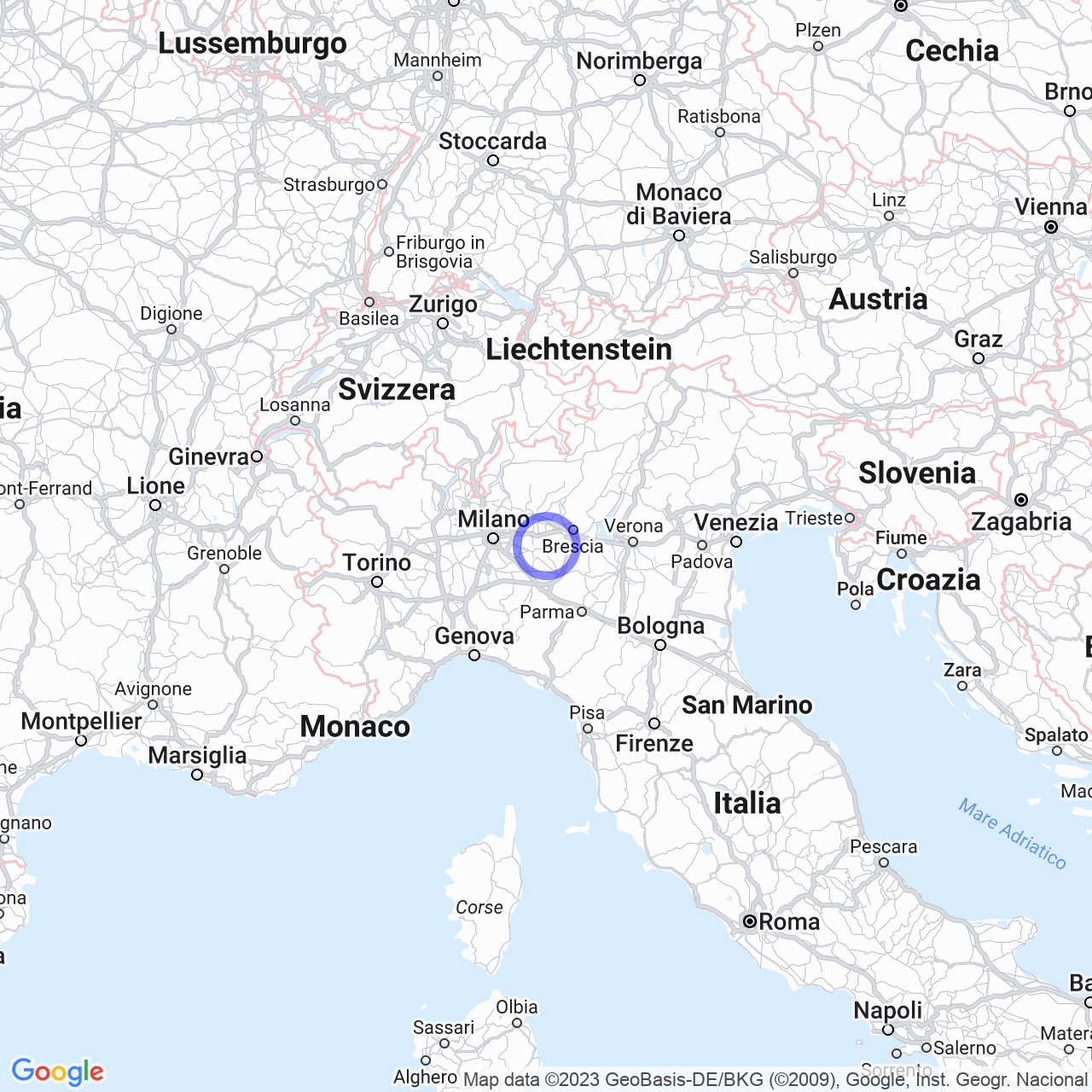 Mappa di Gallignano in Soncino